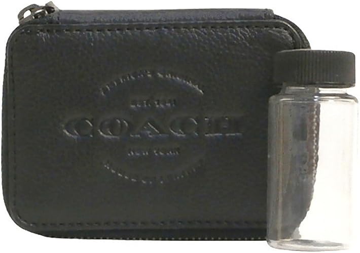 Amazon コーチ Coach 小物 アクセサリーポーチ メンズ アウトレット レザー ピルケース トラベル F Blk ﾌﾞﾗｯｸ コーチ Coach メンズ Coach コーチ トラベルアクセサリ