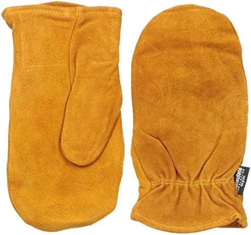 Quietwear Men's Split Leather Thinsulate Mitten, Rust, X-Large