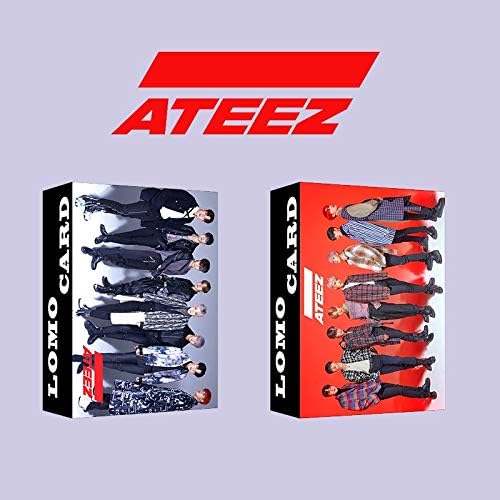 Amazon Com 30pcs Set Kpop Ateez Lomo Card Stray Kids Got7 Twice Txt Nct Itzy Enhypen Hd Photo Print Album Photocard For Fans Gifts Blackpink Ateez Office Products