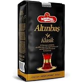 Hanabade Altinbas Golden Tips Turkish Black Tea &ndash; Premium Gourmet Loose Leaf Black Tea &ndash; Strong Tea Buds, Rich Aroma &amp; Deep Color &ndash; 500g (17.6 oz)