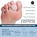 Toe Separators for Bunions – 8 Pack Big Toe Spacers, Hammer Toe Straightener, Correct Crooked Toes – Bunion Corrector and Bunion Relief, Pads for Overlapping, Hallux Valgus, Diabetic Feet, Yogathumb 2