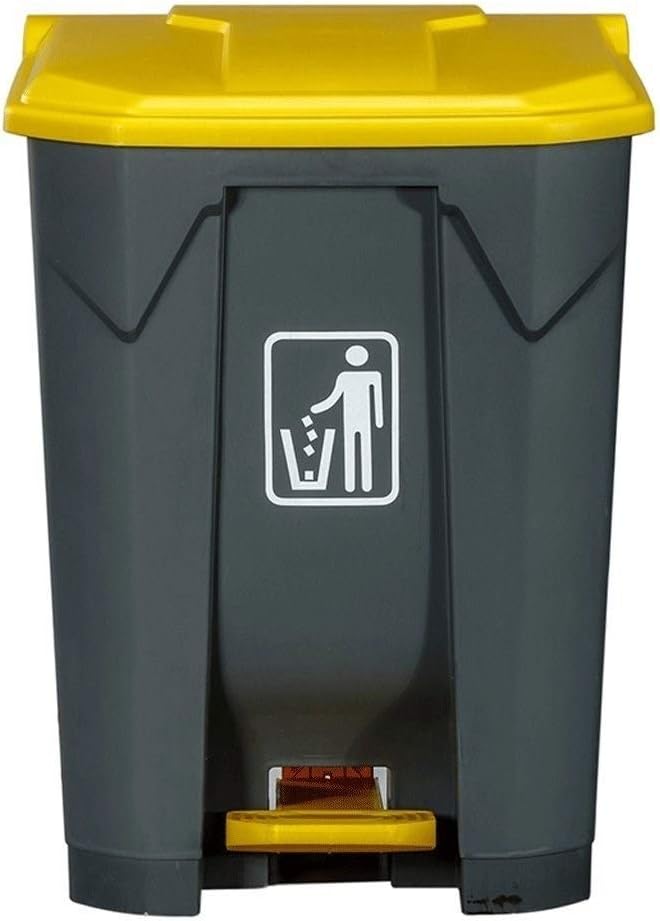 XSWZAQ 30L / 50L /80L /100L Trash Can, Pedaltype Trash Can Mall
