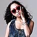 VANKER 1X Red Fashion Cute Women Lady Girl Oversized Heart-Shaped Plastic Frame Retro Sunglasses Eyeglasses Glasses