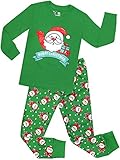 Boys And Girls Christmas Pajamas Children Santa Claus PJs Gift Set Kids Sleepwear