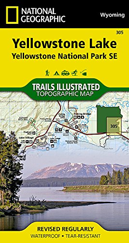 Download Yellowstone Lake: Yellowstone National Park SE (National Geographic Trails Illustrated Map)