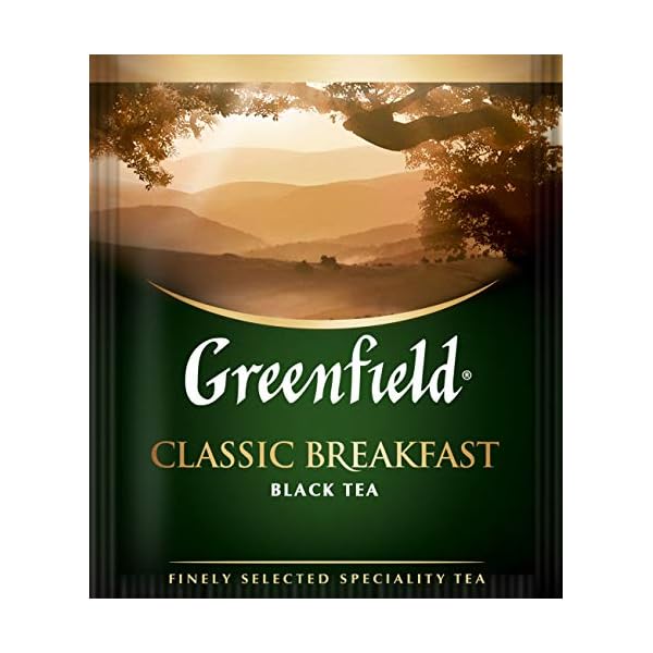 Greenfield Classic Breakfast, Klassischer Schwarztee, Indien, Pure Black Tea, India, 25 Beutel (25 x 2 g), 50 g [25… – Bild 3