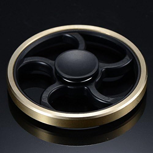 CCOQUS 2017 Best FIDGET Hand Spinner Helps Focusing Fidget Spinner High Speed Stainless Brass wheels Fidget Toys Quality ADHD EDC Focus Toy (smooth)