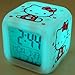 Hello Kitty Desk Alarm Clock Thermometer Glow