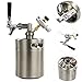 64 oz Homebrew Keg System Kit for Home Brew Beer - with a Beer Dispensor, Mini CO2 Regulator and a 64 Ounce Stainless Steel Keg