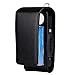 iQOS Electronic Cigarette Protective Holder Cigar Cover iQOS Wallet Case Electronic Cigarette PU Leather Carrying Case Box with Card Holder (Black)