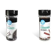 Amazon Brand - Happy Belly Cloves (2 Oz) and Cinnamon Sticks (1.5 Oz) Spice Bundle