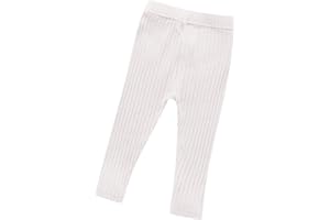 Baby Girls Leggings Ribbed Knit Footless Tights Toddler Kids Comfy Soft Tight Stocking Bottom Pants Girls School Cute Clothes