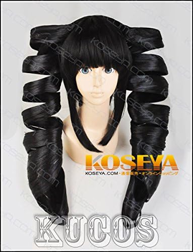 Amazon ダンガンロンパ 希望の学園と絶望の高校生 セレスティア ルーデンベルク ロング ブラック 耐熱新素材 コスプレウィッグ コスプレ 仮装 通販