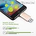 iPhone Flash Drive 32GB, Omars OTG USB 3.0 External Storage Memory Stick Adapter Expansion Compatible with iPhone, iPad, iPod, Mac and PC [Apple MFI Certified] (32G, Gold)