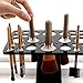 Travelmall 26 Makeup Brush &Nail Art Brushes Holder Organizer Tree Brush Dryer Folding Collapsible Air Drying Tower Mix Size (black)