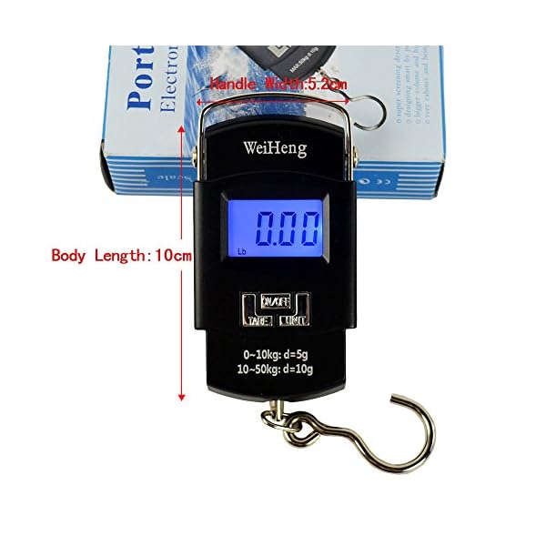 WiseField-110lb50kg-Electronic-Digital-Hanging-Luggage-Fishing-Hook-Scale-Black