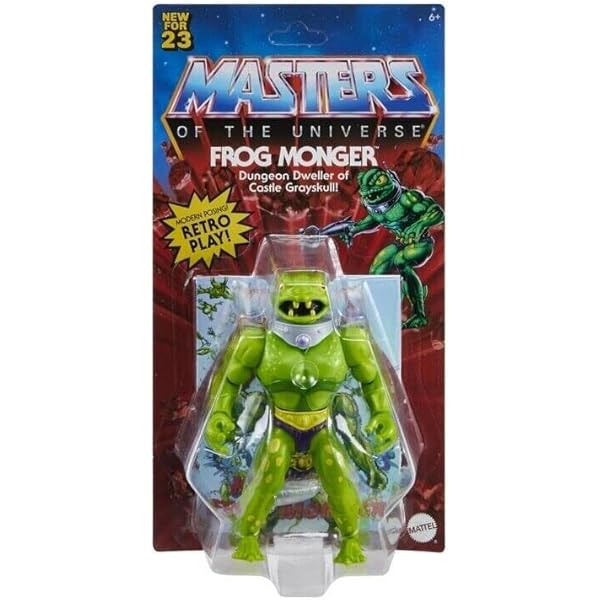 Amazon.com: Masters of the Universe Origins Frog Monger 5.5