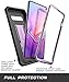 SUPCASE for Samsung Galaxy S10 Case with Satnd (Unicorn Beetle Pro), [Built-in Belt Clip] Heavy Duty Shockproof Rugged Protective Phone Case Without Built-in Screen Protector for Galaxy S10, Purple