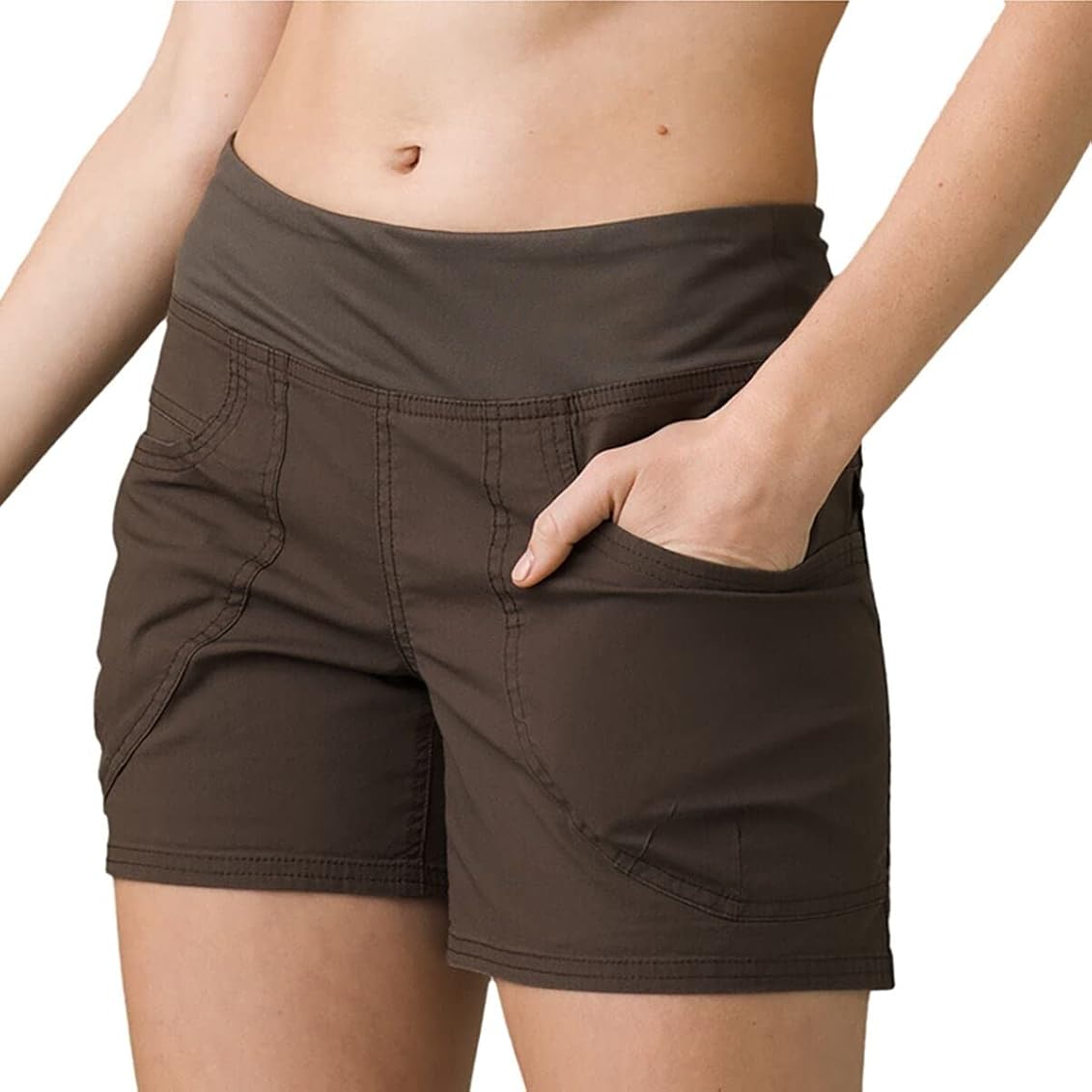 prAna 5 Kanab Shorts Black Olive XS (Women's 0-2) 5 | Amazon.com