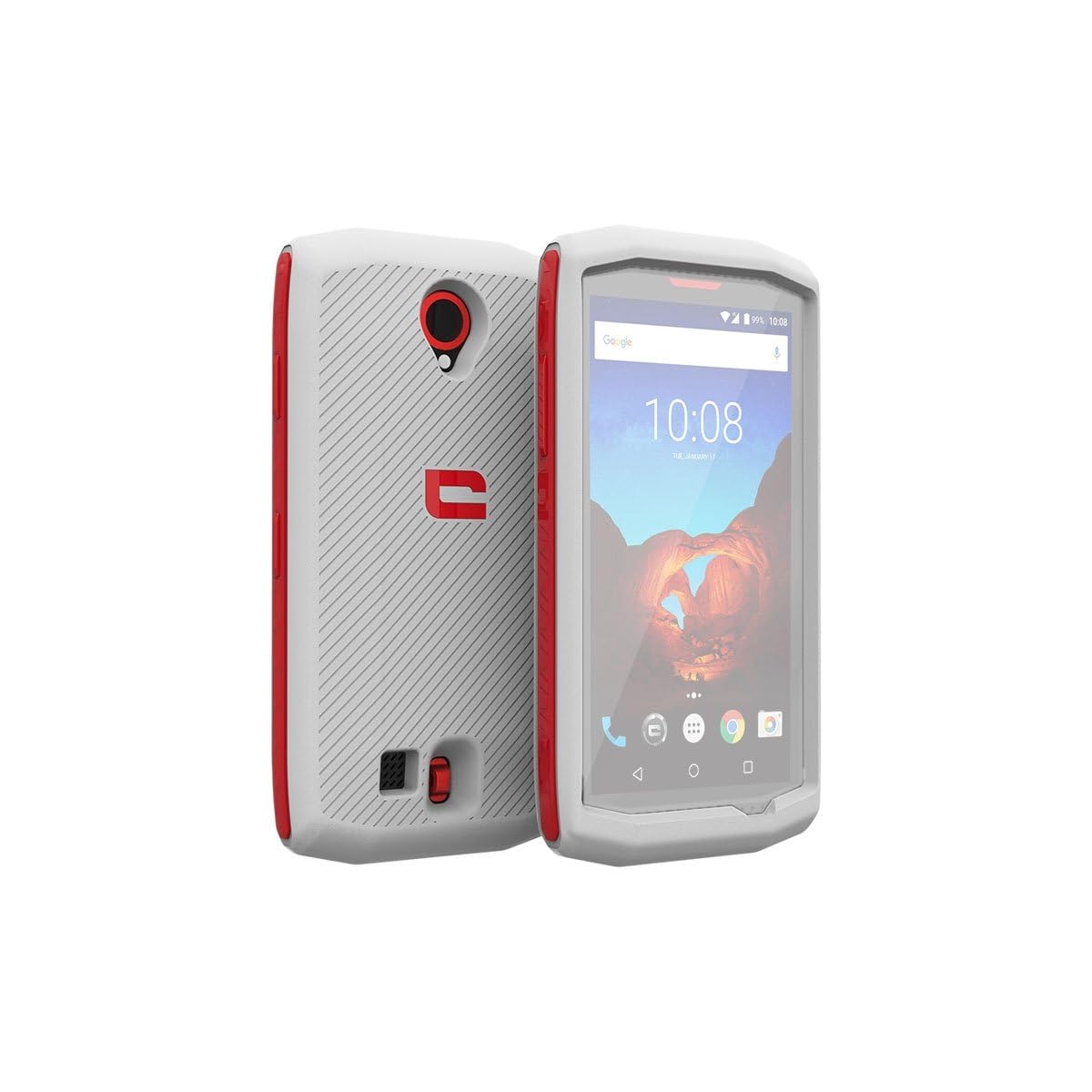 Crosscall Case Grey/Red floating Lifebuoy for your smartphone
