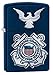 Zippo United States Coast Guard Logo Pocket Lighter, Navy Matte