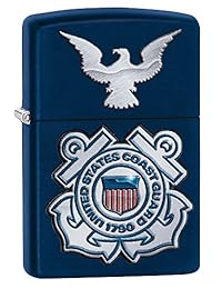 Encendedor Zippo de la Guardia Costera de los Esta