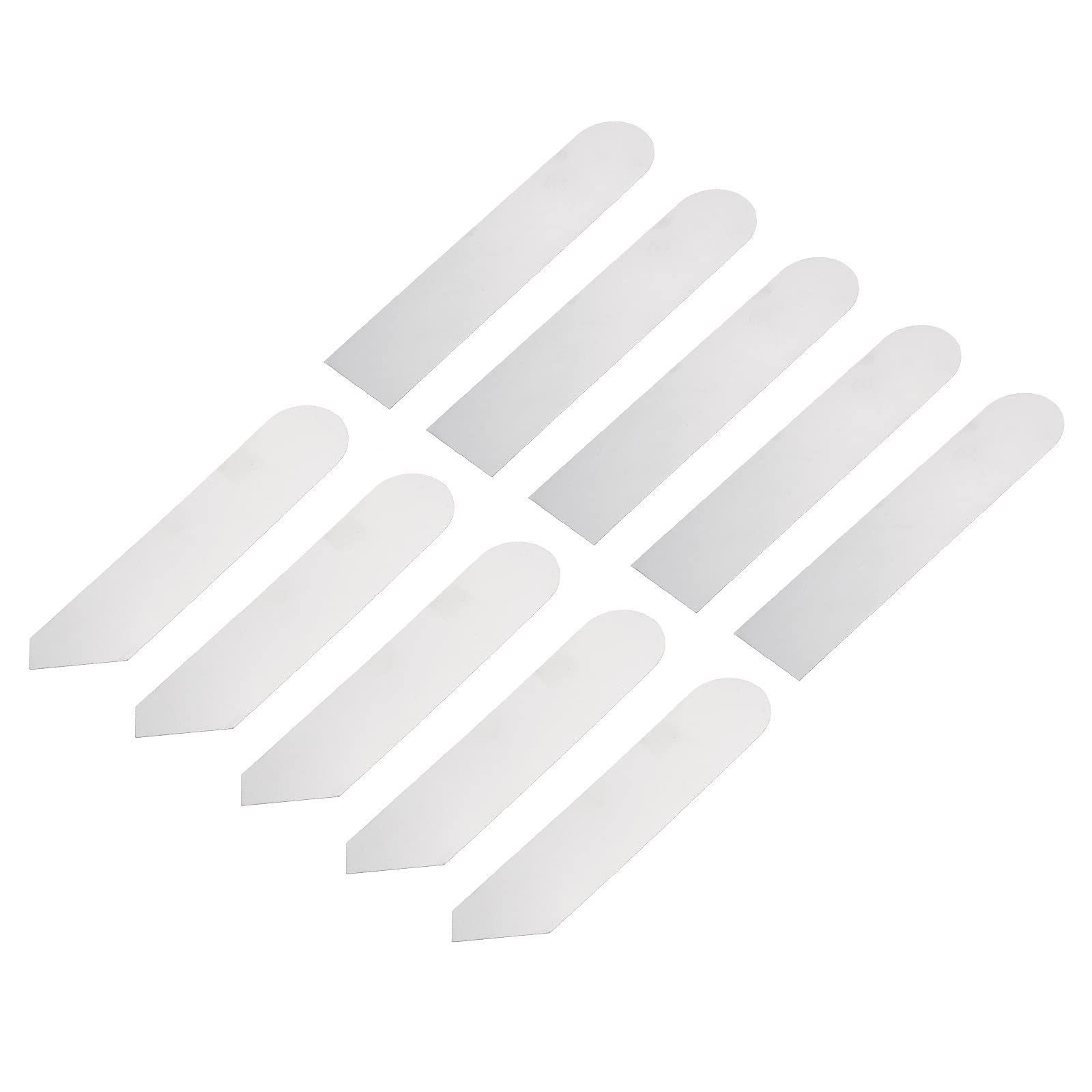PATIKIL Flat Curved Spudger Kit Pry Blade Professional Stainless Steel Metal 0.1mm Ultra Thin Pry Opening Tool for Mobile Phone Repair 5 Set