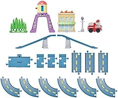 paw patrol roll patrol marshall's town rescue track set