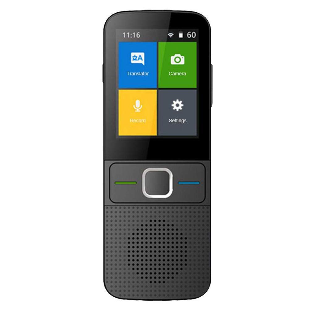 Translator Language with 137 Languages,Smart Language Translator Device with Photo Translation Function,Voice Translator Bi-Directional Translations WiFi Offline for Holidays Learning Travel