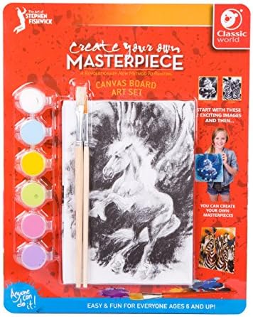 Fishwick #3 Canvas Board Mini Art Set