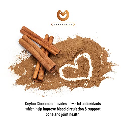Purefinity Ceylon Cinnamon Capsules 1500mg Pure Cinnamon from Sri