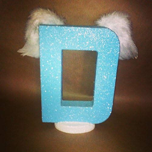 Shimmering and sparkling letter or numbers in any color you'd like!
