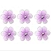 Flower Decorations Purple Lavender Mini Nylon Flowers Decor Baby Nursery Bedroom Girl Room Wall Wedding Birthday Party Shower Home Craft Wire Playroom Daisy Butterfly Life (X-Small 2