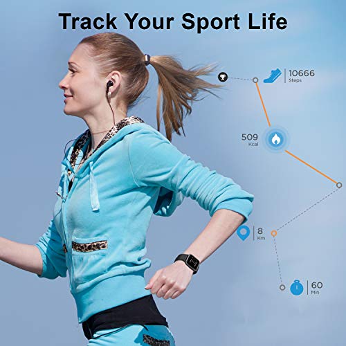 ALNbes Health and Fitness Smartwatch with Heart Rate Monitor, Smart Watch for Home Fitness