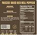 Freeze Dried Red Bell Peppers – Whole, Healthy And Clean Vegetables – Add To Your Dinner, Food Storage Or Your Emergency Preparedness Kit – By Valley Food Storage