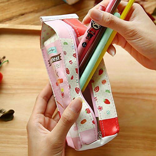立つ 筆箱 おもしろ 楽器 音響機器 文房具 オフィス用品 スタンド 牛乳 パック ペンケース スタンド 型 ミルク ポーチ ブルー B01mz13xn0 新作製品 世界最高品質人気 正規品送料無料 100 品質保証 激安超特価 最安値特価商品