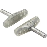 Kool Stop Flatland Brake Pads (Clear) (1 Pair) (Smooth Post) | Kool Stop Flatland Clear Brake Pads - High-Performance Flatland &amp; Trials Compatible