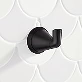 Signature Hardware 476991 Provincetown Single Robe Hook - Matte Black