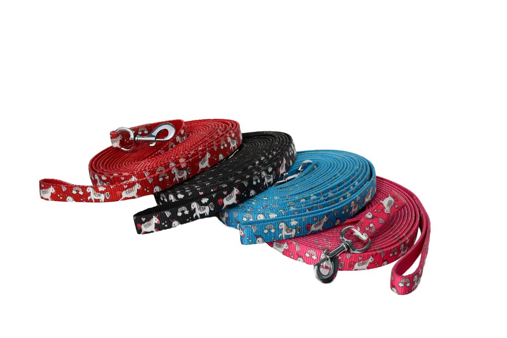 Rhinegold Unicorn Lunge Rein - Turquoise