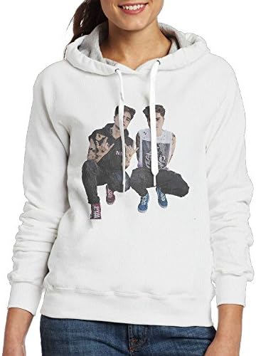 Martinez&Twins Young Women's Pullover Casual Cotton Hooded Sweatshirt