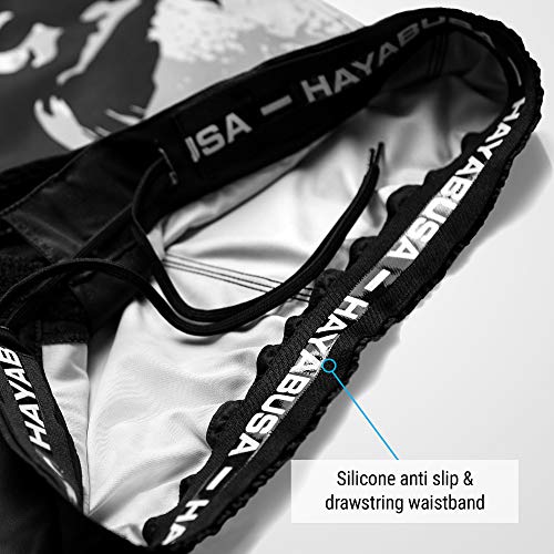 Hayabusa MMA Shorts | Mens | Marvel The Punisher Board Style MMA Training Shorts | Black, XX-Large