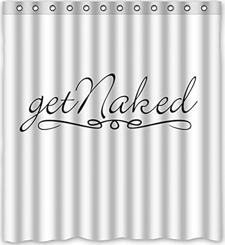 Get Naked Shower Curtain Generic Shower Curtain Liners,66x72inch