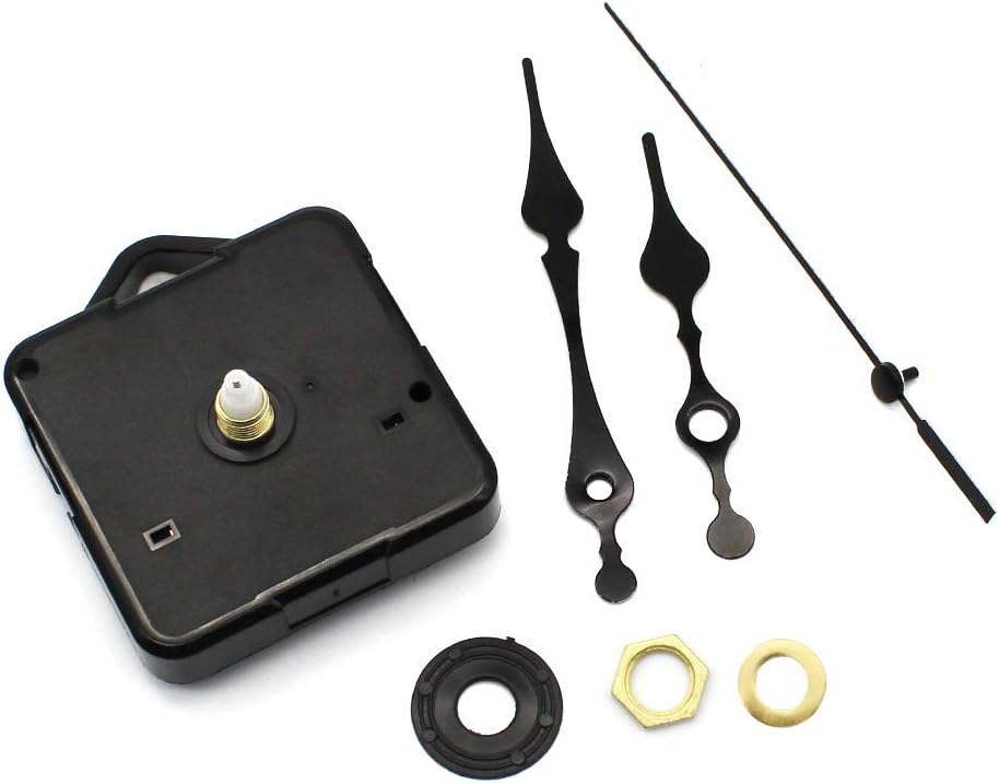 JustYit Clock Movements Kits Clock Mechanism with Hands Clock Hands