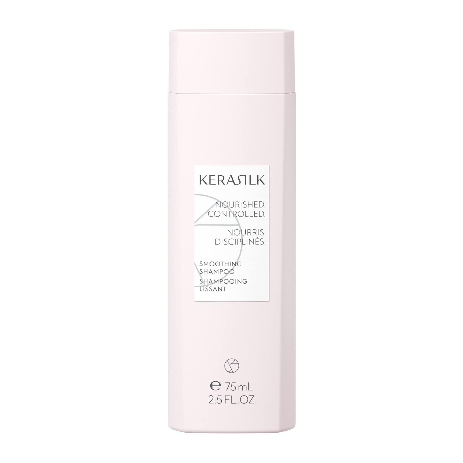 Kerasilk Smoothing Shampoo, For Frizzy Hair, Anti-Frizz & Softness, Vegan & Sulphate-Free, 75ml (Travel Size)