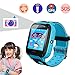 Smart Watch for Kids, Kids Phone Watch with Camera, Qilampe GPS Tracker Game Watch Support Calls Touchscreen Anti-lost SOS Bracelet Children Holiday Birthday Gifts(SIM Card Not Included)