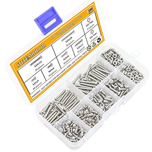 1 Sutemribor+320Pcs+Stainless+Button+Assortment
