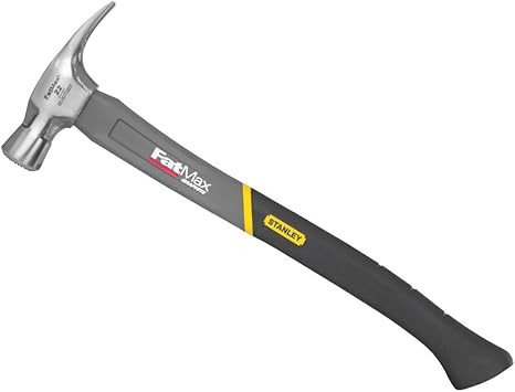 Amazon Co Jp Stanley Stanley Fatmax グラファイトチェッカーフェイスアックスハンドルフレームハンマー Diy 工具 ガーデン