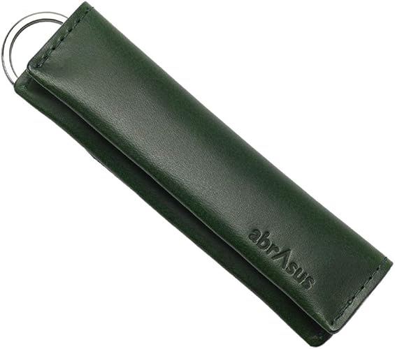 Amazon 小さい小銭入れ Abrasus アブラサス ブッテーロ レザー エディション グリーン 小銭入れ