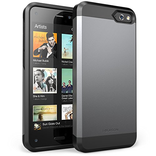 i-Blason Amazon Fire Phone Case- Armadillo Series 2 Layer [Ultra Slim] Armored Hybrid Cover with Inner Soft Case and Hard Outter Shell AT&T, Verizon, Sprint, T-Mobile (Gun Metal)