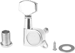 Amazon _ Musiclily 6連ストラト_テレキャスターギター用ペグ、クローム _ 楽器・音響機器 _ 楽器